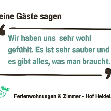 Hof Heideland 1 Lägenhet Eichholz